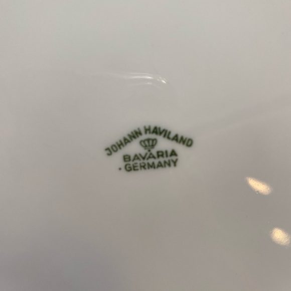 Vintage Johann Haviland's Blue Garland Pattern Bavaria Germany 20 pc dinner set - Picture 6 of 11